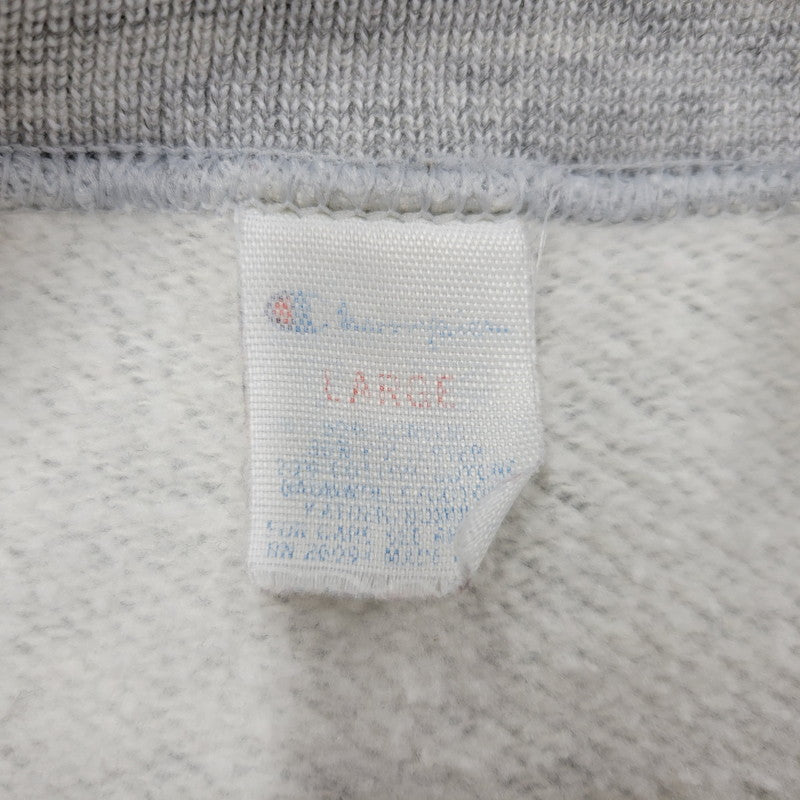 【中古品】【メンズ】 Champion チャンピオン HARVARD SWEATSHIRT スウェットシャツ トリコタグ 染み込みプリント トレーナー 長袖 トップス 146-250911-as-01-izu サイズ：L カラー：グレー 万代Net店