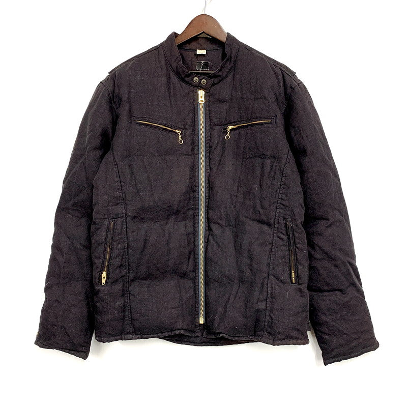 【中古品】【メンズ】 phatee ファティー HEMP DOWN JACKET ヘンプ ダウンジャケット アウター 144-250917-cs-18-izu サイズ：XL カラー：ブラック 万代Net店