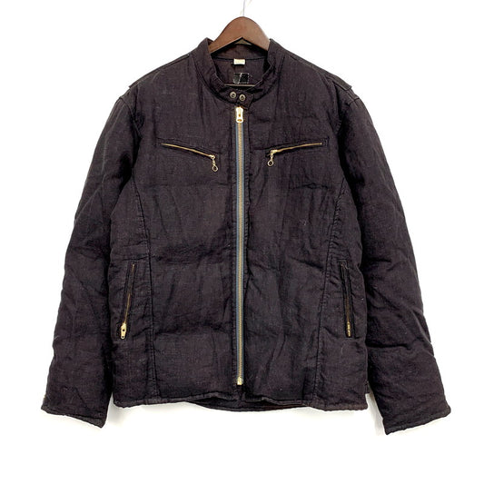 【中古品】【メンズ】 phatee ファティー HEMP DOWN JACKET ヘンプ ダウンジャケット アウター 144-250917-cs-18-izu サイズ：XL カラー：ブラック 万代Net店
