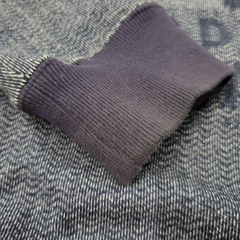 【中古品】【メンズ】 HYSTERIC GLAMOUR ヒステリックグラマー LADYLAND ACADEMY CREW NECK SWEAT SHIRT 02191CS02 クルーネック スウェットシャツ 長袖 トップス 140-250911-as-04-izu サイズ：L カラー：ネイビー 万代Net店