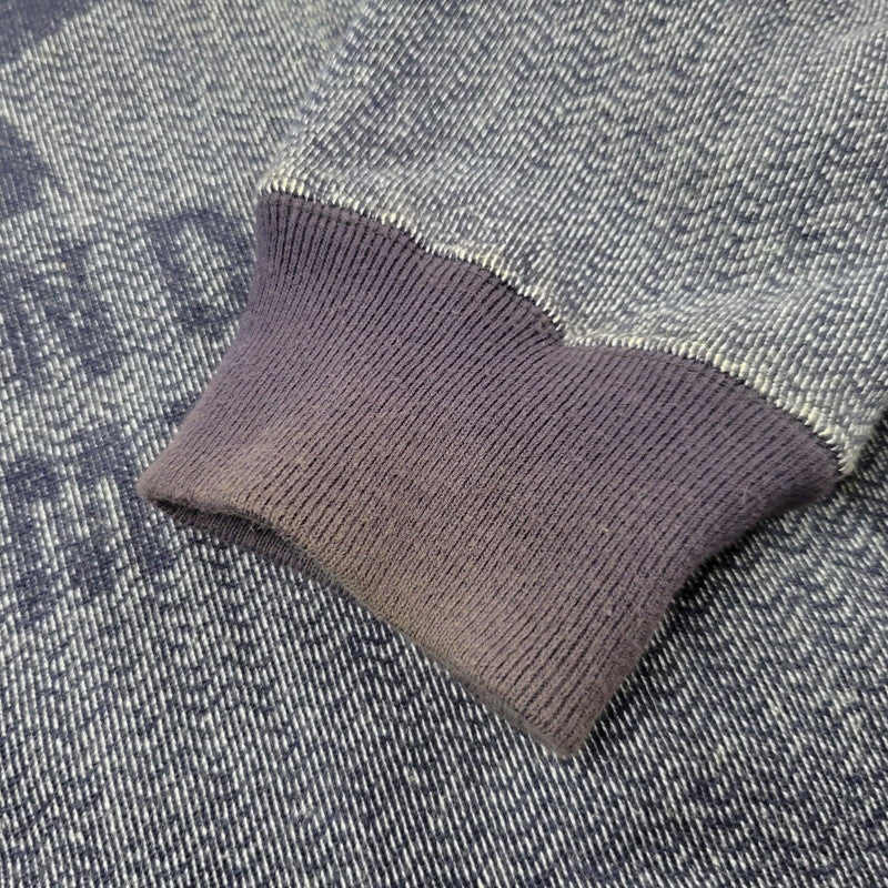 【中古品】【メンズ】 HYSTERIC GLAMOUR ヒステリックグラマー LADYLAND ACADEMY CREW NECK SWEAT SHIRT 02191CS02 クルーネック スウェットシャツ 長袖 トップス 140-250911-as-04-izu サイズ：L カラー：ネイビー 万代Net店