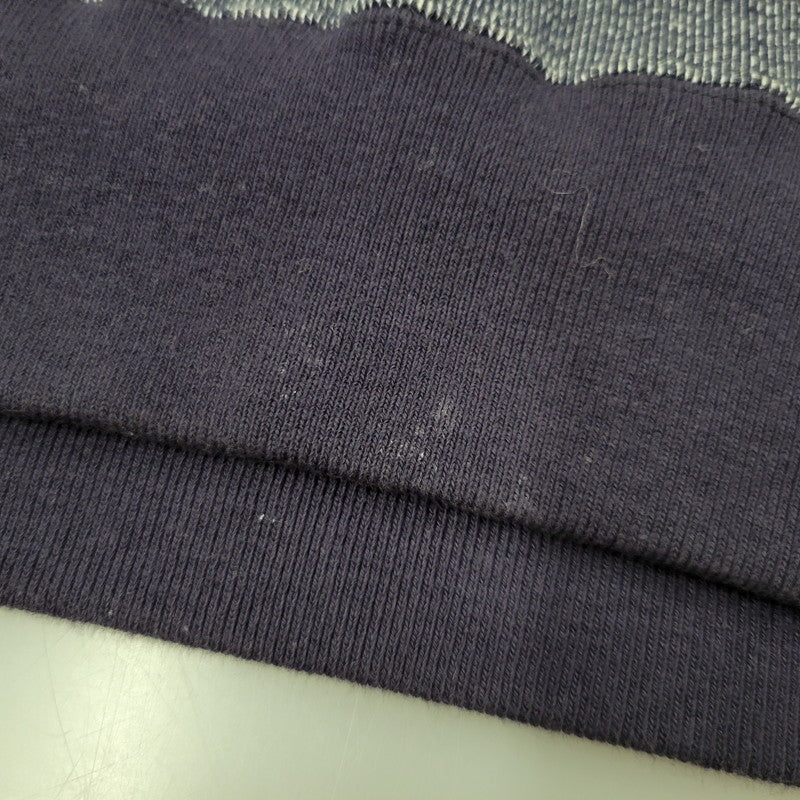 【中古品】【メンズ】 HYSTERIC GLAMOUR ヒステリックグラマー LADYLAND ACADEMY CREW NECK SWEAT SHIRT 02191CS02 クルーネック スウェットシャツ 長袖 トップス 140-250911-as-04-izu サイズ：L カラー：ネイビー 万代Net店