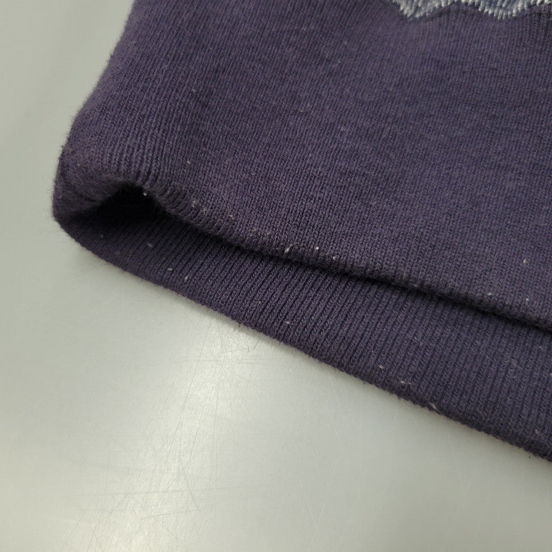 【中古品】【メンズ】 HYSTERIC GLAMOUR ヒステリックグラマー LADYLAND ACADEMY CREW NECK SWEAT SHIRT 02191CS02 クルーネック スウェットシャツ 長袖 トップス 140-250911-as-04-izu サイズ：L カラー：ネイビー 万代Net店