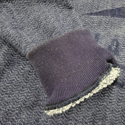 【中古品】【メンズ】 HYSTERIC GLAMOUR ヒステリックグラマー LADYLAND ACADEMY CREW NECK SWEAT SHIRT 02191CS02 クルーネック スウェットシャツ 長袖 トップス 140-250911-as-04-izu サイズ：L カラー：ネイビー 万代Net店