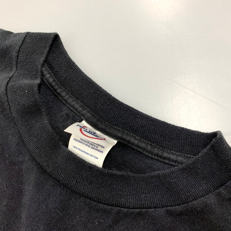 【中古品】【メンズ】 DELTA PRO WEIGHT LIQUID BLUE デルタプロウェイト リキッドブルー 00's SKULL FACE S/S TEE c2006 スカルフェイス ショートスリーブTシャツ 半袖Tシャツ 146-250926-hi-02-izu サイズ：XL カラー：ブラック 万代Net店