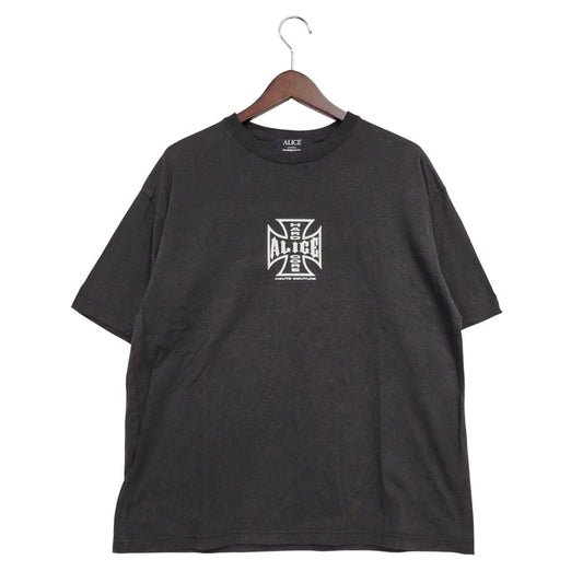 【中古品】【メンズ】 ALICE HOLLYWOOD アリスハリウッド HARD CORE SS TEE ショートスリーブ Tシャツ 半袖 トップス 141-250913-as-11-izu サイズ：M カラー：ブラック 万代Net店