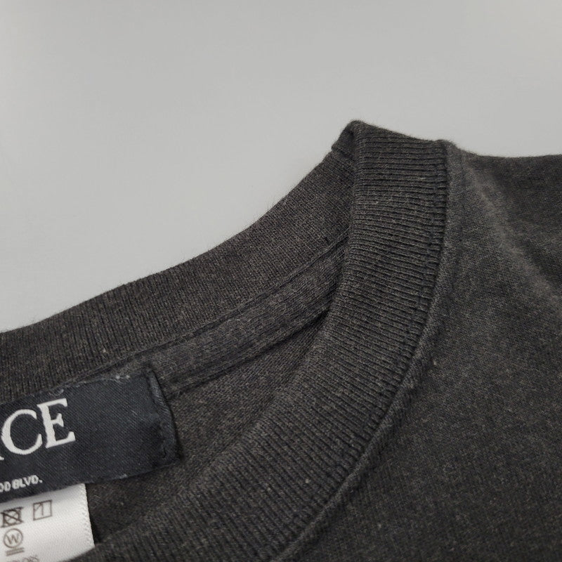 【中古品】【メンズ】 ALICE HOLLYWOOD アリスハリウッド HARD CORE SS TEE ショートスリーブ Tシャツ 半袖 トップス 141-250913-as-11-izu サイズ：M カラー：ブラック 万代Net店