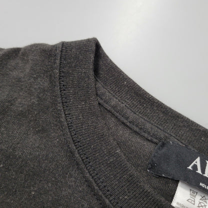 【中古品】【メンズ】 ALICE HOLLYWOOD アリスハリウッド HARD CORE SS TEE ショートスリーブ Tシャツ 半袖 トップス 141-250913-as-11-izu サイズ：M カラー：ブラック 万代Net店