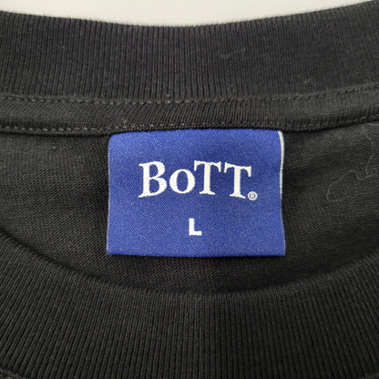 【中古品】【メンズ】 BOTT ボット UNICORN ユニコーン FRONT PRINT SS TEE フロント プリント ショートスリーブ Tシャツ トップス 半袖 142-250921-cs-08-izu サイズ：L カラー：ブラック 万代Net店