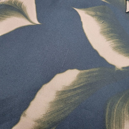 【中古品】【メンズ】 DRIES VAN NOTEN ドリスヴァンノッテン SILK FLORAL SHIRT シルク フローラル シャツ 長袖 トップス 141-250913-as-05-izu サイズ：50 カラー：ネイビー系 万代Net店