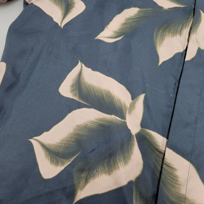 【中古品】【メンズ】 DRIES VAN NOTEN ドリスヴァンノッテン SILK FLORAL SHIRT シルク フローラル シャツ 長袖 トップス 141-250913-as-05-izu サイズ：50 カラー：ネイビー系 万代Net店