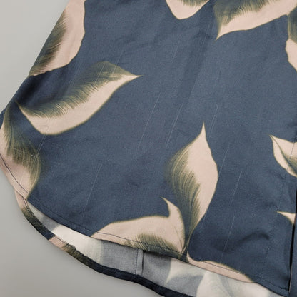 【中古品】【メンズ】 DRIES VAN NOTEN ドリスヴァンノッテン SILK FLORAL SHIRT シルク フローラル シャツ 長袖 トップス 141-250913-as-05-izu サイズ：50 カラー：ネイビー系 万代Net店