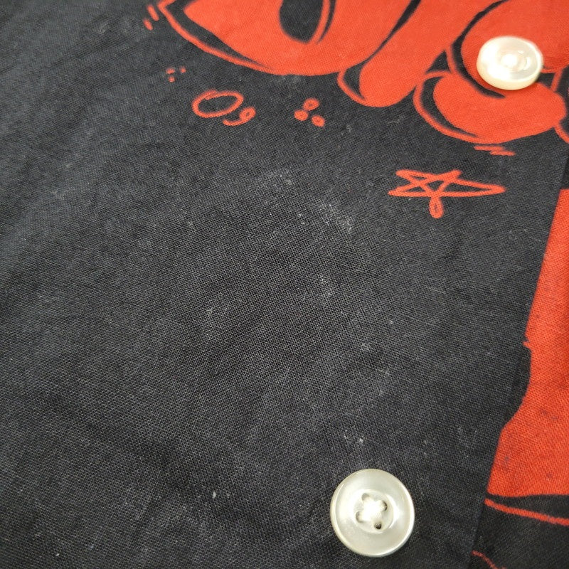 【中古品】【メンズ】 WACKO MARIA ワコマリア DISCO DEVIL HAWAIIAN SHIRT ディスコ デビル ハワイアン シャツ 半袖 トップス 142-250913-as-06-izu サイズ：M カラー：ブラック 万代Net店