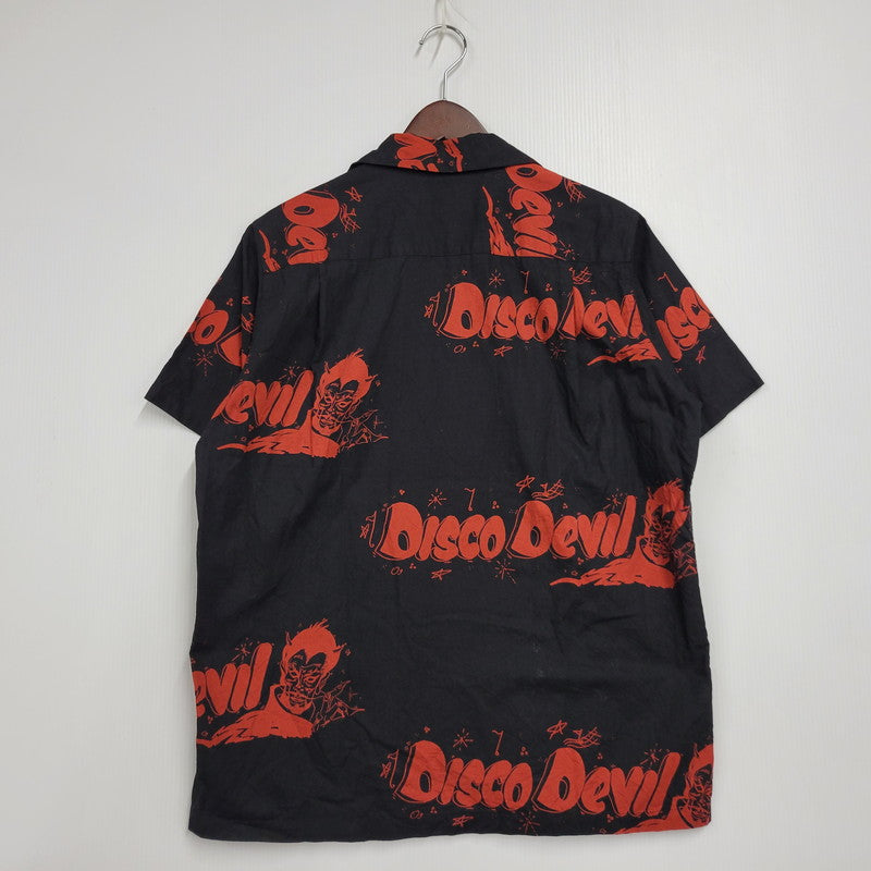 【中古品】【メンズ】 WACKO MARIA ワコマリア DISCO DEVIL HAWAIIAN SHIRT ディスコ デビル ハワイアン シャツ 半袖 トップス 142-250913-as-06-izu サイズ：M カラー：ブラック 万代Net店