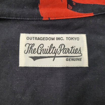 【中古品】【メンズ】 WACKO MARIA ワコマリア DISCO DEVIL HAWAIIAN SHIRT ディスコ デビル ハワイアン シャツ 半袖 トップス 142-250913-as-06-izu サイズ：M カラー：ブラック 万代Net店