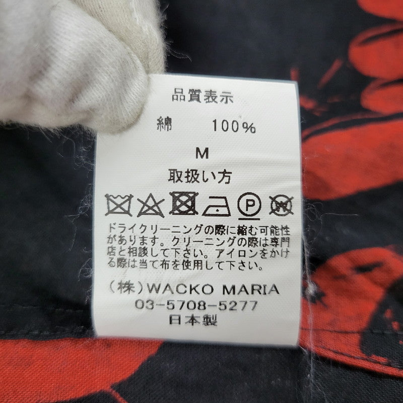 【中古品】【メンズ】 WACKO MARIA ワコマリア DISCO DEVIL HAWAIIAN SHIRT ディスコ デビル ハワイアン シャツ 半袖 トップス 142-250913-as-06-izu サイズ：M カラー：ブラック 万代Net店