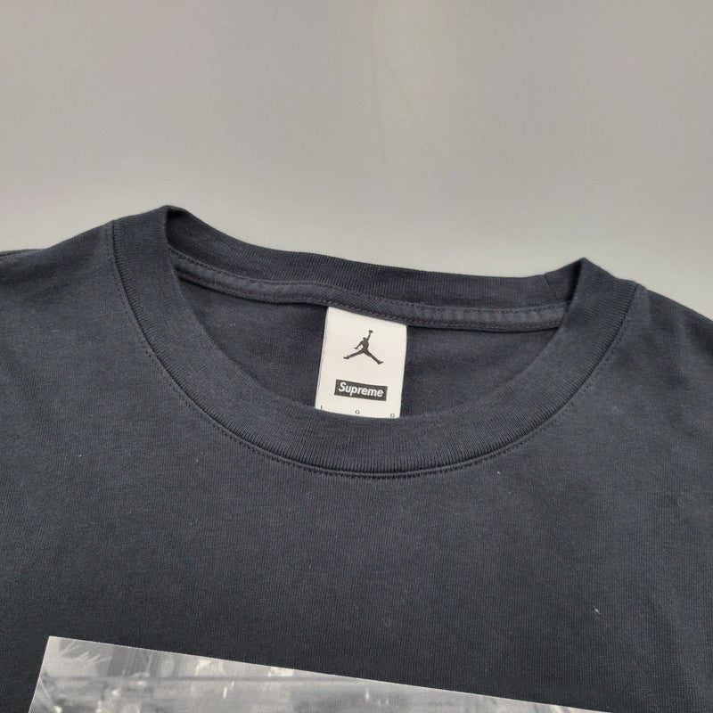 【中古品】【メンズ】 Supreme シュプリーム ×JORDAN ジョーダン HJ8385-010 BIGGIE S S TOP 半袖 トップス 149-250912-rk-03-izu サイズ：L カラー：ブラック 万代Net店