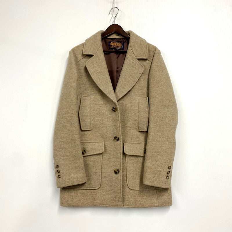 【中古品】【メンズ】 THE PORTLAND COLLECTION SHAWL COLLAR COAT ショールカラーコート アウター 144-250914-as-09-izu サイズ：M カラー：ベージュ 万代Net店