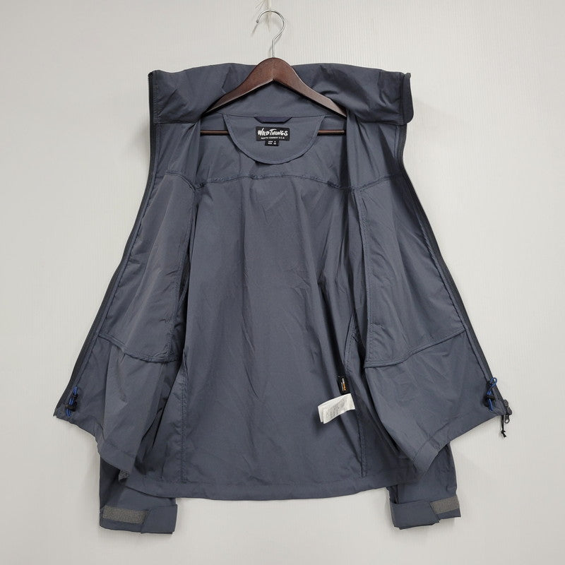 【中古品】【メンズ】 WILDTHINGS ワイルドシングス WT242-05 TECH SHELL JACKET テックシェルジャケット トップス アウター 144-250922-ya-01-izu サイズ：S カラー：グレー 万代Net店