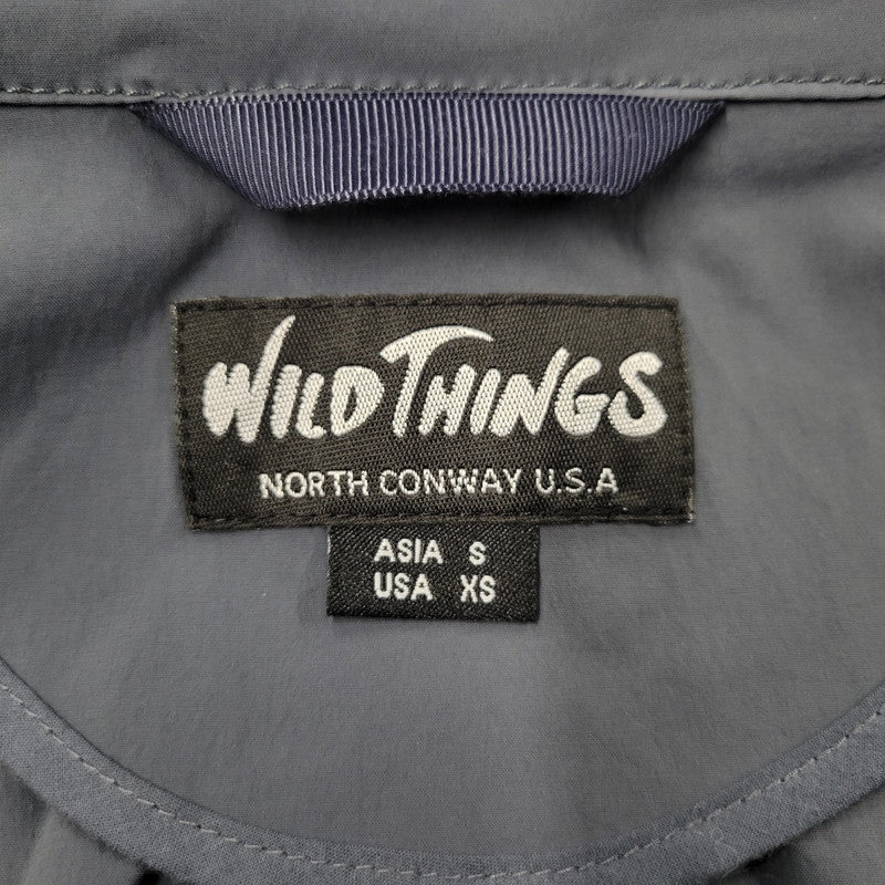 【中古品】【メンズ】 WILDTHINGS ワイルドシングス WT242-05 TECH SHELL JACKET テックシェルジャケット トップス アウター 144-250922-ya-01-izu サイズ：S カラー：グレー 万代Net店