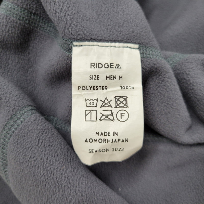 【中古品】【メンズ】 RIDGE MOUNTAIN GEAR リッジ マウンテン ギア POLARTEC FLEECE LAZY JACKET ポーラテック フリース レイジー ジャケット トップス アウター 144-250917-cs-07-izu サイズ：M カラー：グレー 万代Net店