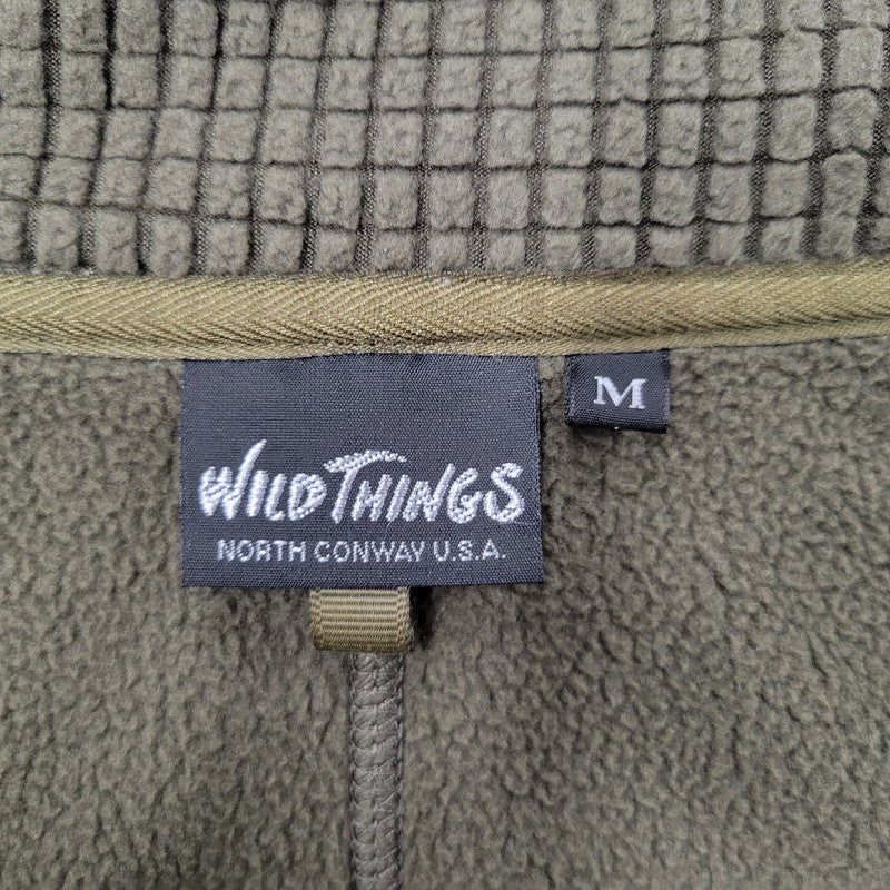 【中古品】【メンズ】 WILDTHINGS ワイルドシングス WT22113KY POLARTEC JACKET ポーラテック ジャケット トップス アウター 144-250922-ya-02-izu サイズ：M カラー：カーキ 万代Net店