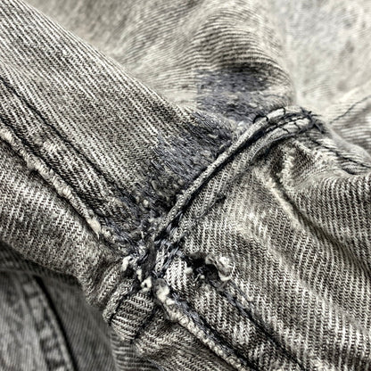 【現状渡し品】【メンズ】 Levi's リーバイス 501-0686 USA製 刻印553 501 CHEMICAL WASH BLACK DENIM PANTS ケミカルウォッシュ ブラック デニム パンツ 157-250912-rk-15-izu サイズ：36×30 カラー：グレー系 万代Net店