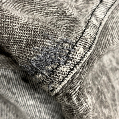 【現状渡し品】【メンズ】 Levi's リーバイス 501-0686 USA製 刻印553 501 CHEMICAL WASH BLACK DENIM PANTS ケミカルウォッシュ ブラック デニム パンツ 157-250912-rk-15-izu サイズ：36×30 カラー：グレー系 万代Net店