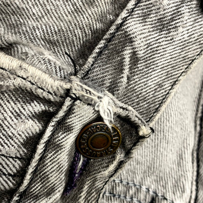 【現状渡し品】【メンズ】 Levi's リーバイス 501-0686 USA製 刻印553 501 CHEMICAL WASH BLACK DENIM PANTS ケミカルウォッシュ ブラック デニム パンツ 157-250912-rk-15-izu サイズ：36×30 カラー：グレー系 万代Net店