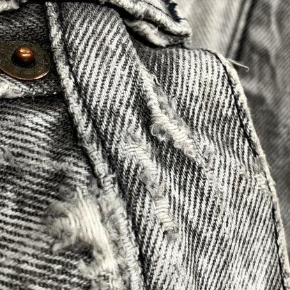 【現状渡し品】【メンズ】 Levi's リーバイス 501-0686 USA製 刻印553 501 CHEMICAL WASH BLACK DENIM PANTS ケミカルウォッシュ ブラック デニム パンツ 157-250912-rk-15-izu サイズ：36×30 カラー：グレー系 万代Net店