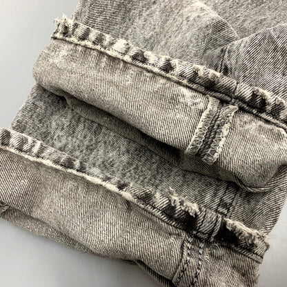 【現状渡し品】【メンズ】 Levi's リーバイス 501-0686 USA製 刻印553 501 CHEMICAL WASH BLACK DENIM PANTS ケミカルウォッシュ ブラック デニム パンツ 157-250912-rk-15-izu サイズ：36×30 カラー：グレー系 万代Net店