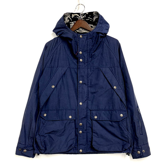 【中古品】【メンズ】 MT.RAINIER DESIGN×BLUE BLUE マウントレイニアデザイン×ブルーブルー 700021971 60 40 MOUNTAIN PARKA マウンテンパーカー アウター 144-250917-cs-21-izu サイズ：M カラー：ネイビー 万代Net店