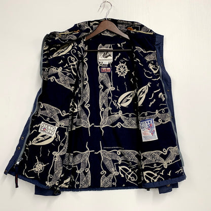 【中古品】【メンズ】 MT.RAINIER DESIGN×BLUE BLUE マウントレイニアデザイン×ブルーブルー 700021971 60 40 MOUNTAIN PARKA マウンテンパーカー アウター 144-250917-cs-21-izu サイズ：M カラー：ネイビー 万代Net店