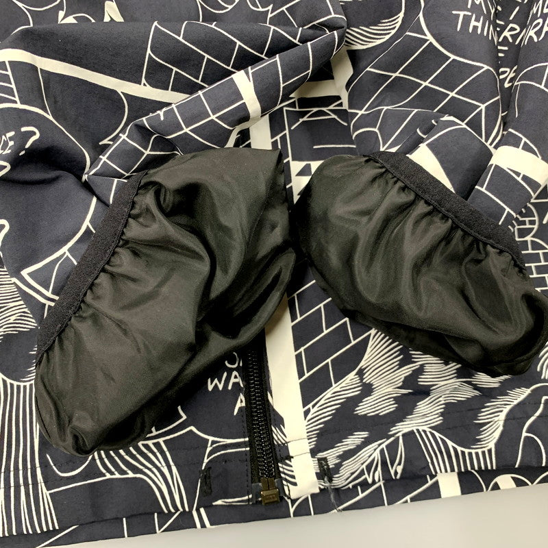 【中古品】【メンズ】 adidas アディダス GN3333 P.KYLE AOP WINDBREAKER パトリック カイル ウインドブレーカー アウター 148-250917-cs-24-izu サイズ：O カラー：ブラック/ホワイト 万代Net店