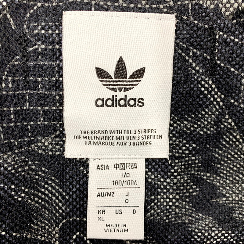 【中古品】【メンズ】 adidas アディダス GN3333 P.KYLE AOP WINDBREAKER パトリック カイル ウインドブレーカー アウター 148-250917-cs-24-izu サイズ：O カラー：ブラック/ホワイト 万代Net店