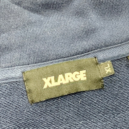【中古品】【メンズ】 XLARGE エクストララージ 101234012020 HOCKEY HALF ZIP SWEATSHIRT ホッケー ハーフジップ スウェットシャツ トップス 長袖 142-250917-cs-20-izu サイズ：XL カラー：ネイビー 万代Net店