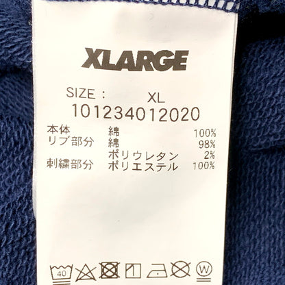 【中古品】【メンズ】 XLARGE エクストララージ 101234012020 HOCKEY HALF ZIP SWEATSHIRT ホッケー ハーフジップ スウェットシャツ トップス 長袖 142-250917-cs-20-izu サイズ：XL カラー：ネイビー 万代Net店