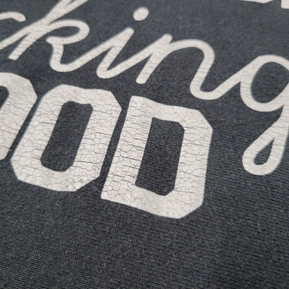 【中古品】【メンズ】 NEIGHBORHOOD ネイバーフッド FUCKING CREW NECK SWEAT SHIRT 152FPNH-CSM04S クルーネック スウェットシャツ トレーナー 長袖 トップス 142-250913-as-12-izu サイズ：L カラー：ブラック 万代Net店