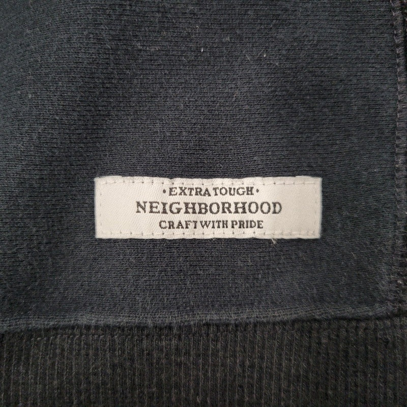【中古品】【メンズ】 NEIGHBORHOOD ネイバーフッド FUCKING CREW NECK SWEAT SHIRT 152FPNH-CSM04S クルーネック スウェットシャツ トレーナー 長袖 トップス 142-250913-as-12-izu サイズ：L カラー：ブラック 万代Net店
