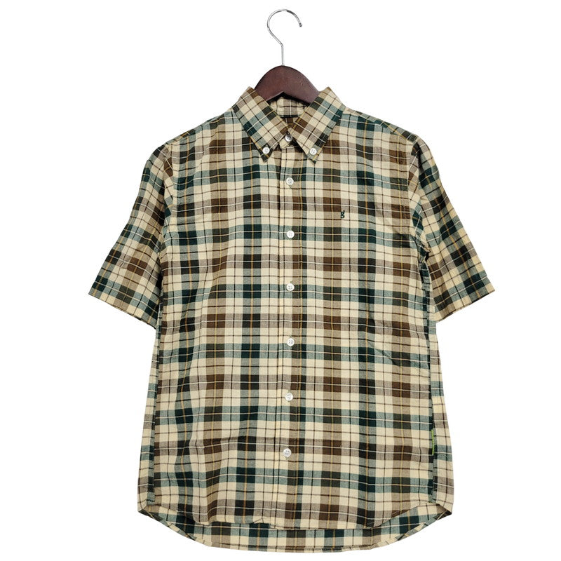 【中古品】【メンズ】 GOOD ENOUGH グッド イナフ 白タグ 00S COTTON CHECK SS SHIRT 2000年代 コットン チェック ショートスリーブ シャツ トップス 半袖 168-250921-cs-12-izu サイズ：XS カラー：マルチ 万代Net店