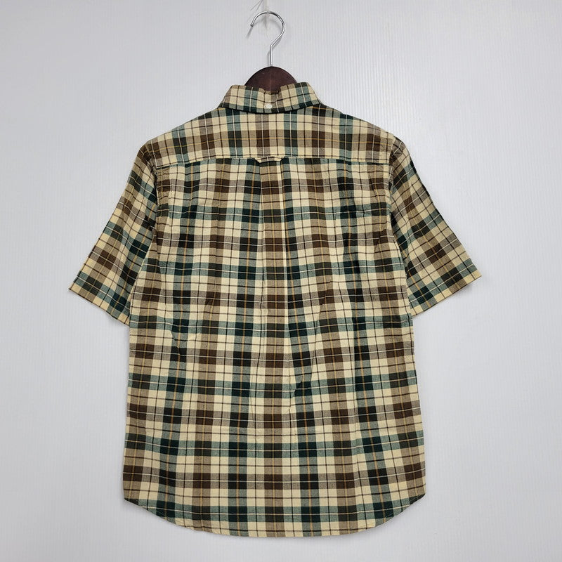 【中古品】【メンズ】 GOOD ENOUGH グッド イナフ 白タグ 00S COTTON CHECK SS SHIRT 2000年代 コットン チェック ショートスリーブ シャツ トップス 半袖 168-250921-cs-12-izu サイズ：XS カラー：マルチ 万代Net店