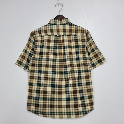 【中古品】【メンズ】 GOOD ENOUGH グッド イナフ 白タグ 00S COTTON CHECK SS SHIRT 2000年代 コットン チェック ショートスリーブ シャツ トップス 半袖 168-250921-cs-12-izu サイズ：XS カラー：マルチ 万代Net店