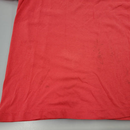 【中古品】【メンズ】 SAINT MICHAEL セントマイケル SS TEE ERUPTING SM-HR8-0000-028 ショートスリーブ Tシャツ 半袖 トップス 142-250913-as-10-izu サイズ：XXL カラー：ピンクレッド 万代Net店