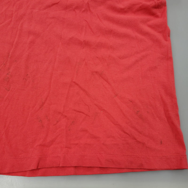 【中古品】【メンズ】 SAINT MICHAEL セントマイケル SS TEE ERUPTING SM-HR8-0000-028 ショートスリーブ Tシャツ 半袖 トップス 142-250913-as-10-izu サイズ：XXL カラー：ピンクレッド 万代Net店