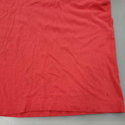 【中古品】【メンズ】 SAINT MICHAEL セントマイケル SS TEE ERUPTING SM-HR8-0000-028 ショートスリーブ Tシャツ 半袖 トップス 142-250913-as-10-izu サイズ：XXL カラー：ピンクレッド 万代Net店