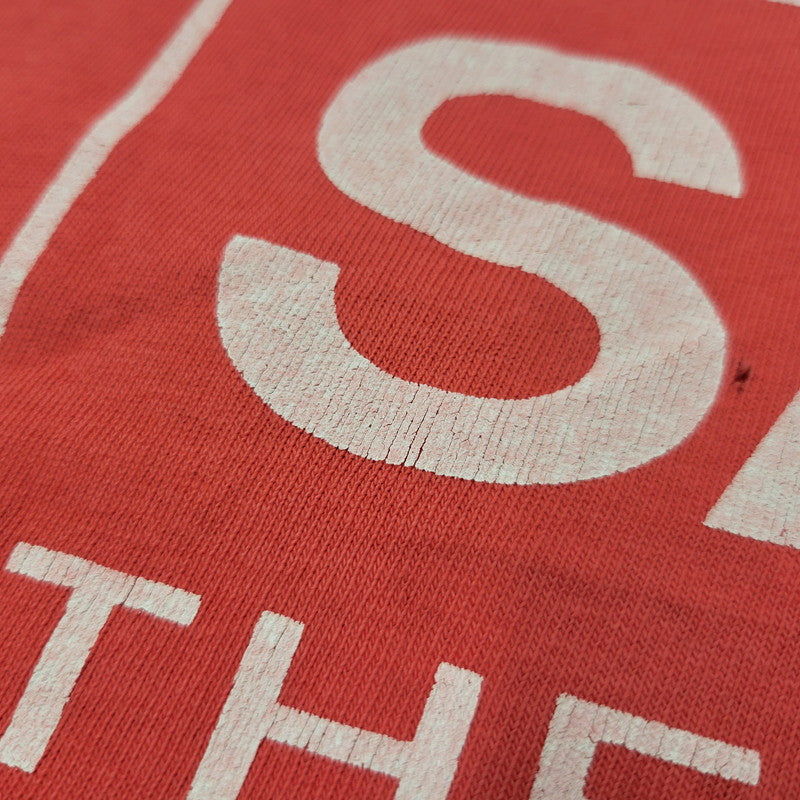 【中古品】【メンズ】 SAINT MICHAEL セントマイケル SS TEE ERUPTING SM-HR8-0000-028 ショートスリーブ Tシャツ 半袖 トップス 142-250913-as-10-izu サイズ：XXL カラー：ピンクレッド 万代Net店