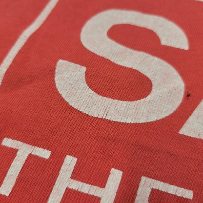 【中古品】【メンズ】 SAINT MICHAEL セントマイケル SS TEE ERUPTING SM-HR8-0000-028 ショートスリーブ Tシャツ 半袖 トップス 142-250913-as-10-izu サイズ：XXL カラー：ピンクレッド 万代Net店