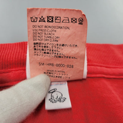 【中古品】【メンズ】 SAINT MICHAEL セントマイケル SS TEE ERUPTING SM-HR8-0000-028 ショートスリーブ Tシャツ 半袖 トップス 142-250913-as-10-izu サイズ：XXL カラー：ピンクレッド 万代Net店