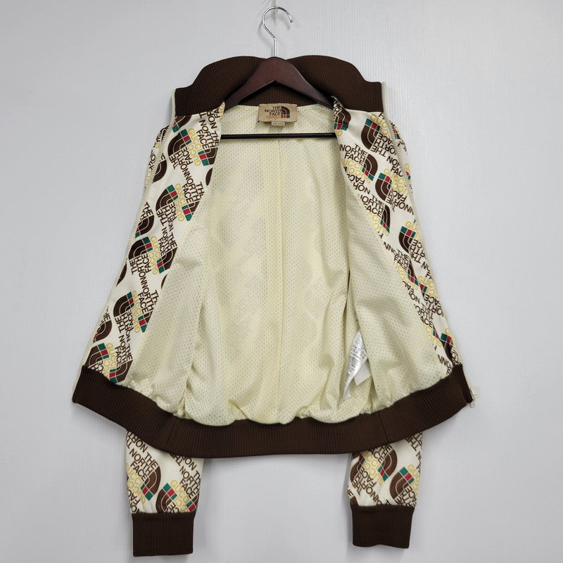 【中古品】【メンズ】 × THE NORTH FACE ザ・ノースフェイス WEB PRINT TECHNICAL JERSEY JACKET 651321 ウェブ プリント テクニカル ジャージー ジャケット 141-250914-as-24-izu サイズ：XS カラー：マルチカラー 万代Net店