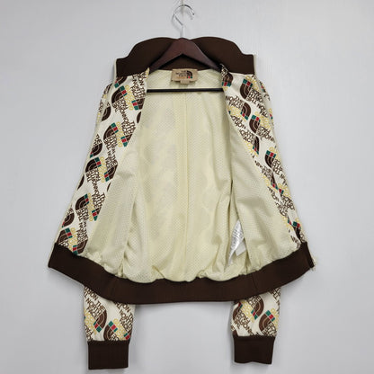 【中古品】【メンズ】 × THE NORTH FACE ザ・ノースフェイス WEB PRINT TECHNICAL JERSEY JACKET 651321 ウェブ プリント テクニカル ジャージー ジャケット 141-250914-as-24-izu サイズ：XS カラー：マルチカラー 万代Net店